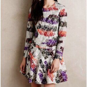 Anthropologie Raoul Sebasto Floral Lace Dress Women's Size 6